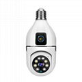 2lens Smart Wireless WiFi Bulb Camera Night Vision Panoramic E27 WiFi IP Camera  1