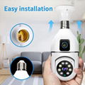 2lens Smart Wireless WiFi Bulb Camera Night Vision Panoramic E27 WiFi IP Camera 