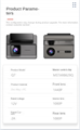 Triple recording dashcamera