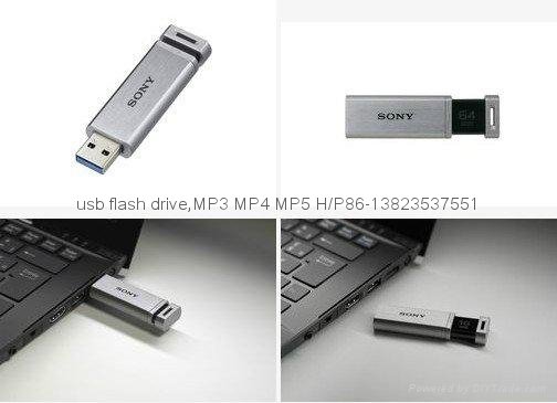 索尼(SONY)8G优盘 USM8GQ优盘 金属系列 16GB 3.0 U盘 2