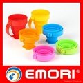 Reusable Portable Sport Silicone Foldable Cup 3