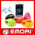 Stylish Silicone Egg Shape Mobile Speaker Stand