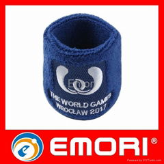 Hot Sales Promotional Cotton Sport Wrist Sweatband