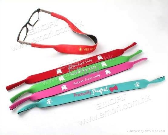 Colorful neoprene sports eyeglass retainer strap 2