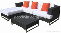 PE rattan sofa set