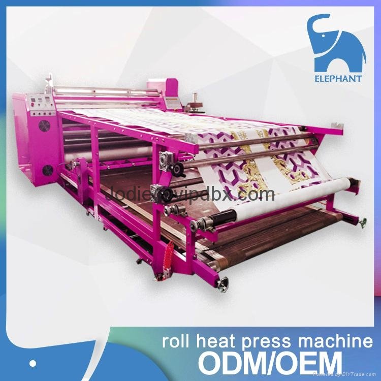 Oil Heating System Roll To Roll Textile Sublimation Printing Machine