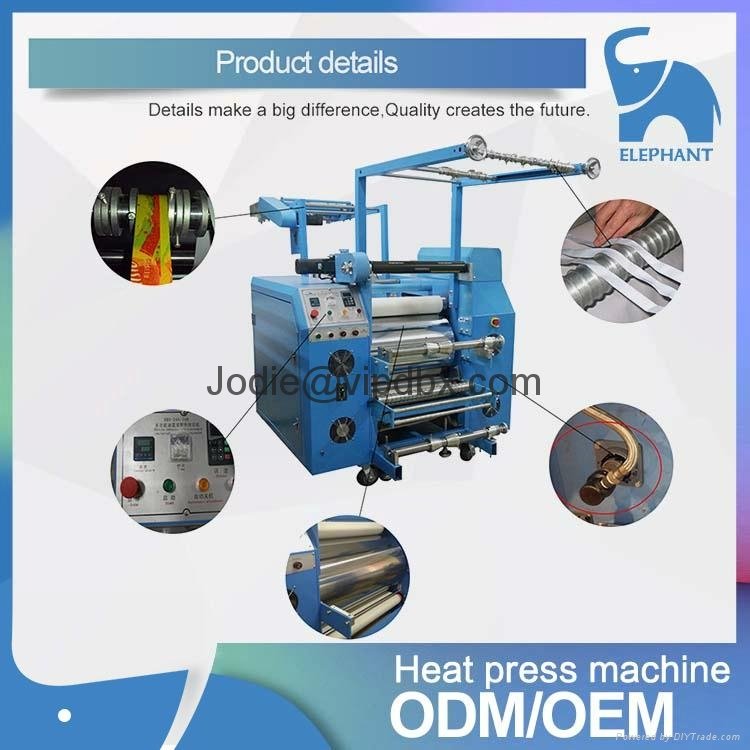 Oil Heating System Lanyard Sublimation Printing Machine 4