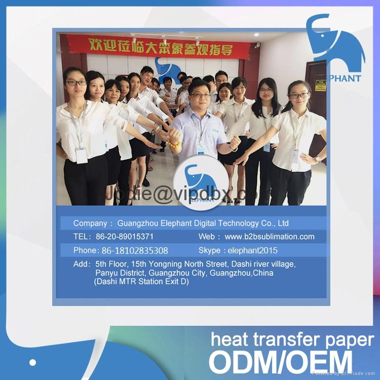 100gsm Sticky Sublimation Transfer Paper Roll DBX_paper elephant