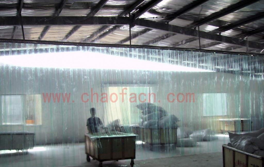 透明塑料冷氣隔帘空調擋風塑料門帘 2