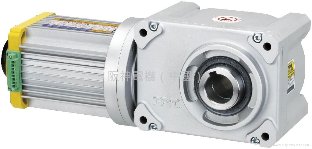 TPG BRUSHLESS RIGHT ANGLE SPIRAL BEVEL GEAR MOTOR