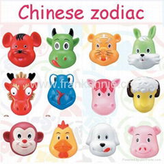 12 animal toothbrush holder