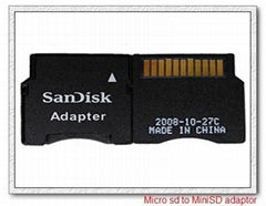 Micro sd to mini sd  adaptor