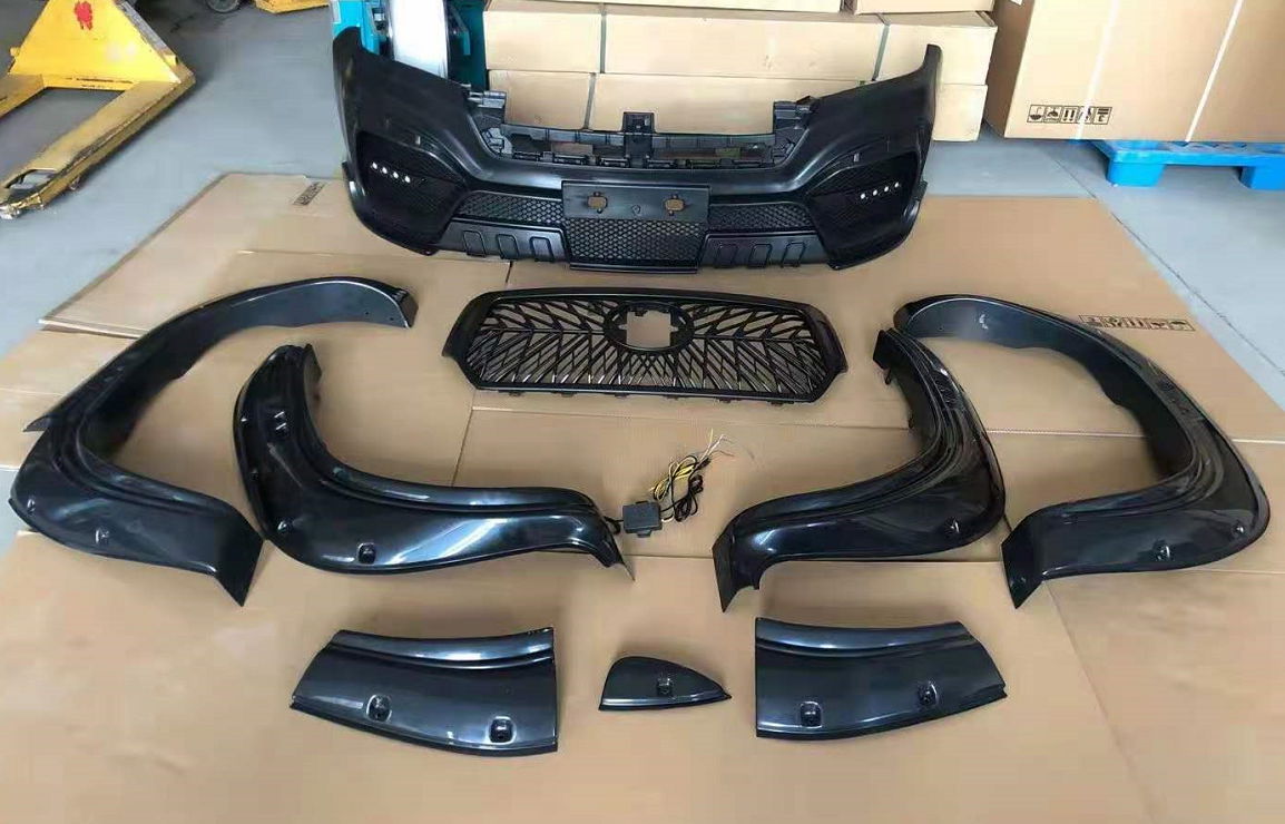 UPGRADE FACELIFT FRONT BUMPER FIT FOR HILUX REVO ROCCO 16-19 TO AMG LOOK 2