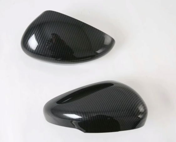 ABS Carbon Fiber Side Door Mirror Cover Molding Trim Rear View Mirror For Escape