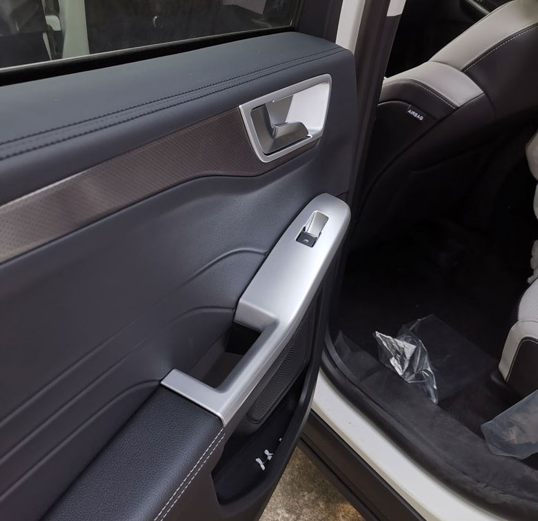 Inner door handle cover inner armrest cover interior trim for Escape2020 4
