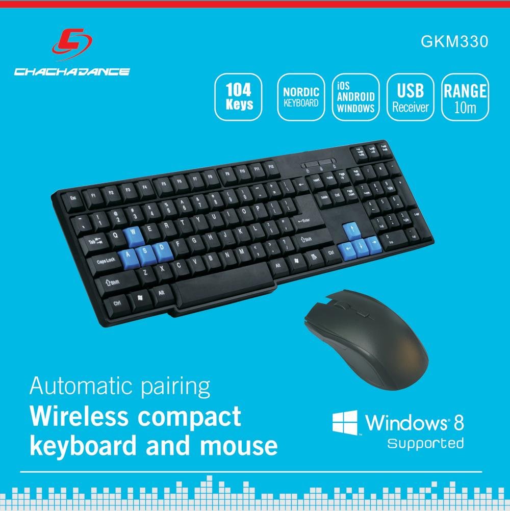 Wireless Keyboard and Mouse GKM320 5