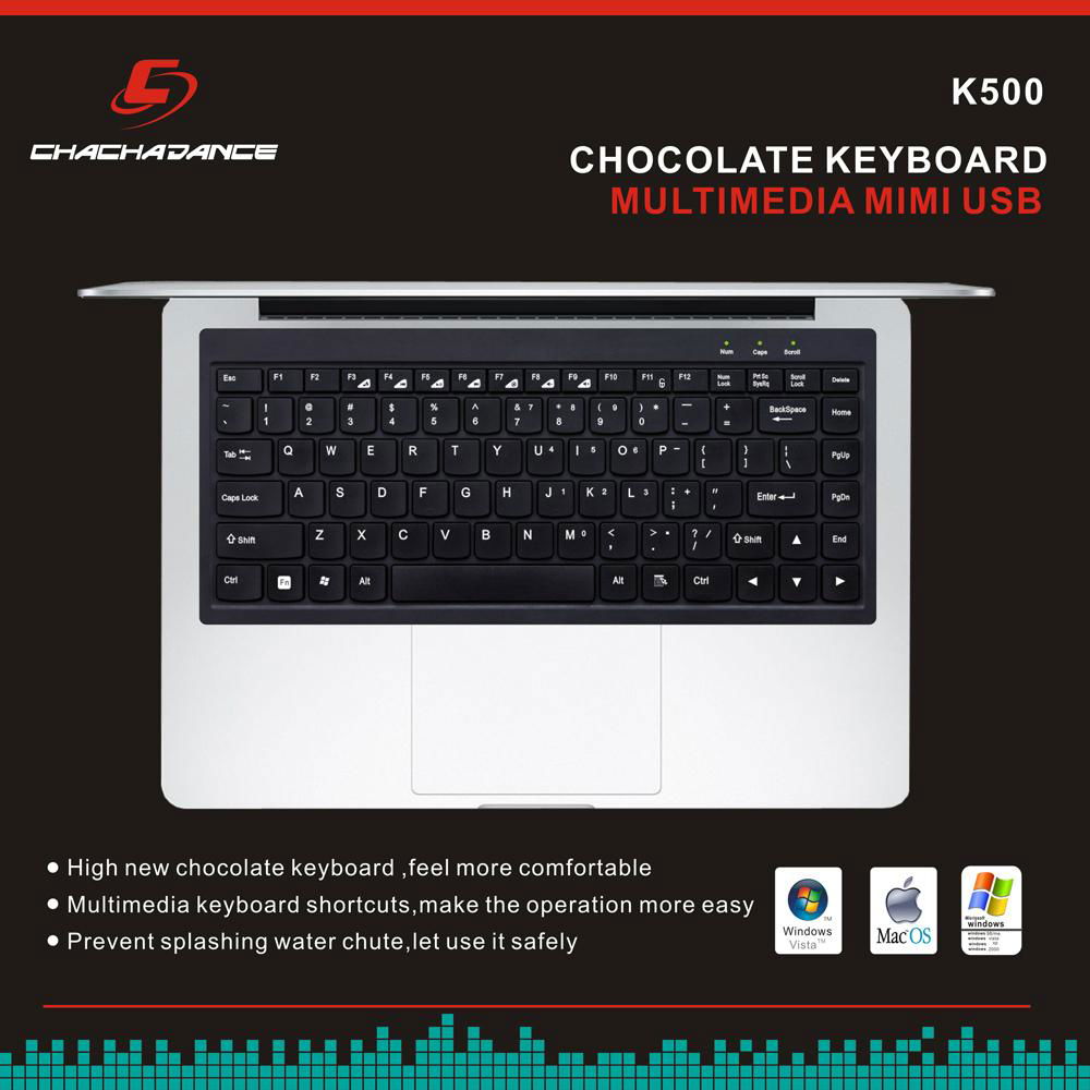 Mini Chocolate Keyboard K500 5