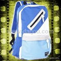 backpack with water bottle