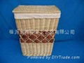 wicker laundry basket