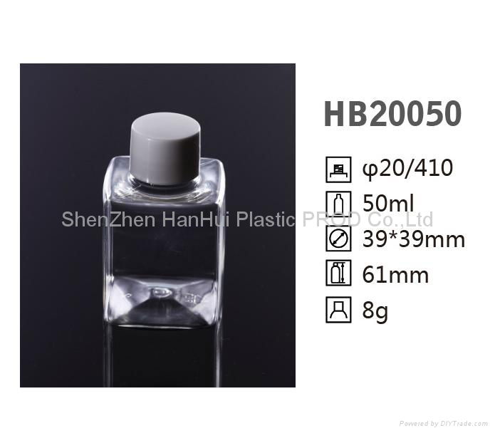 50ml plastic empty bottle,empty hotel shampoo bottle 3