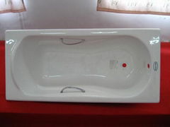 cast-iron bathtub