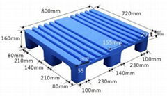 Ribbed Printing Plastic Pallet