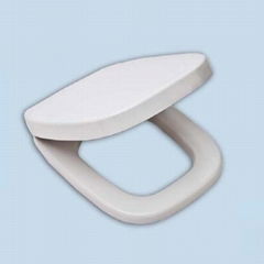 UF rectangle soft close quick release toilet seat