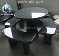 Granite garden table set  2