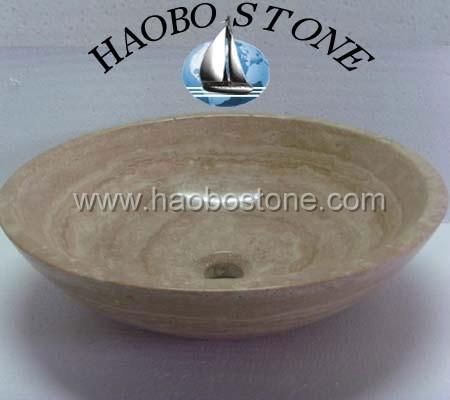 Bowl sink from granite stone  2