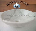 Bowl sink from granite stone  3