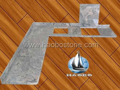Counter top in black galaxy or other granite ,marble material  5