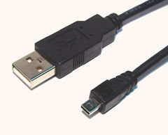 USB A Plug To Mini USB 8pin Cable