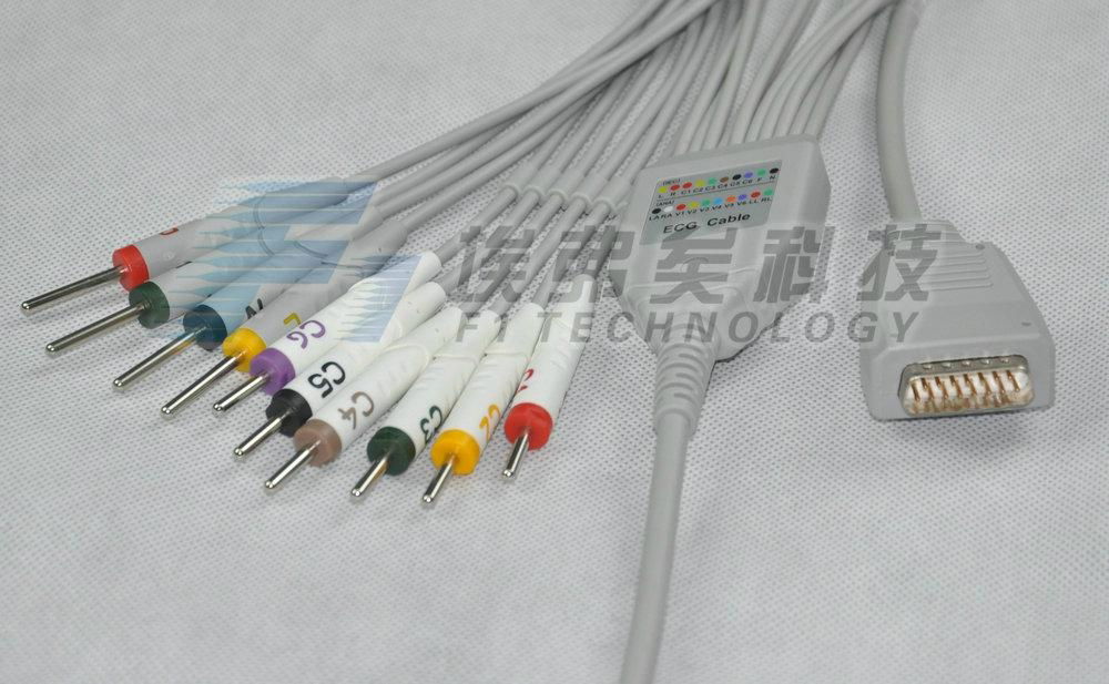 上海6511心电图机导联线