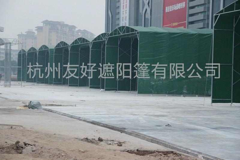 推拉帳蓬大排檔推拉篷推拉雨棚 2