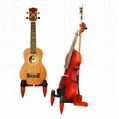Wooden Violin & Ukulele Stands 1