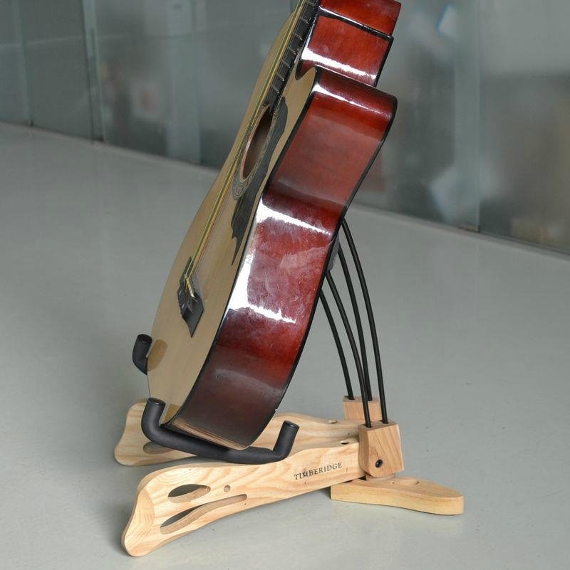 High quanlity Folding Guitar Wooden Stand Wood Guitar Stand 4