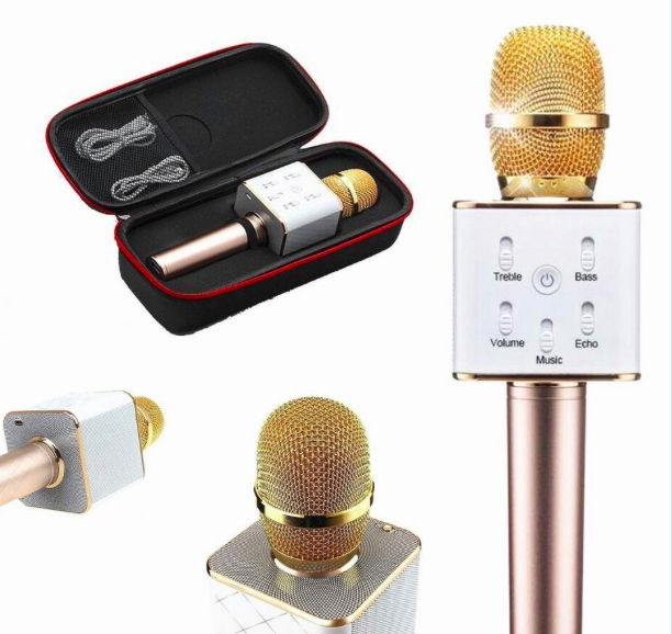 2017 Hot Q7 Portable Bluetooth Wireless Microphone with Speaker 3