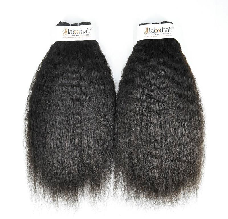 Brazilian Kinky Straight Unprocessed Virgin Hair for Salon (Grade 9A) 2