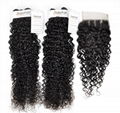 Brazilian Curly Unprocessed Virgin Hair for Salon (Grade 9A) 1