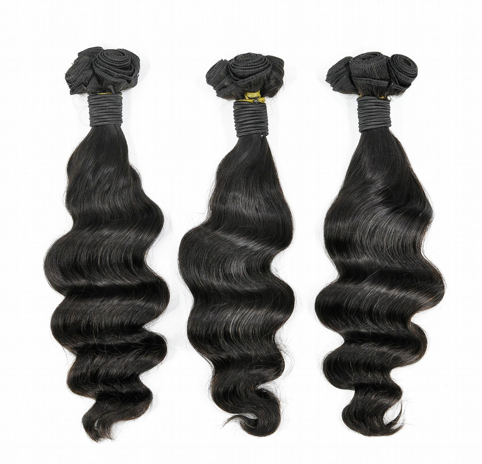 Brazilian Super Double Drawn Virgin Human Hair Weft (Special Deep Wave)