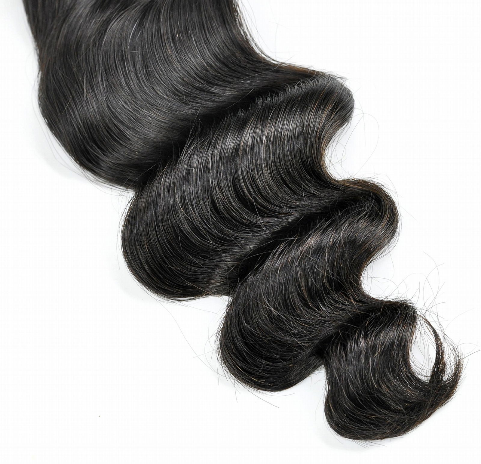 Brazilian Super Double Drawn Virgin Human Hair Weft (Special Deep Wave) 2