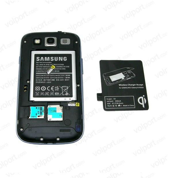 2013 newest QI Wireless Charger Receiver for Samsung Galaxy s3 i9300  3