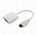 Female HDMI cable to VGA male adapter converter 