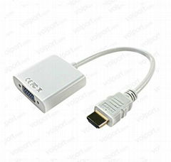 Female HDMI cable to VGA male adapter converter 