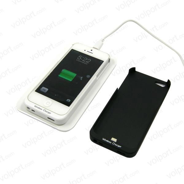 QI Wireless Cordless Power Receiver Case for iPhone 5 Cordless Charger  4