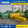 Scrap Metal Baler With Hopper