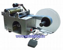 AL-55 semi-automatic round bottle labeling machine