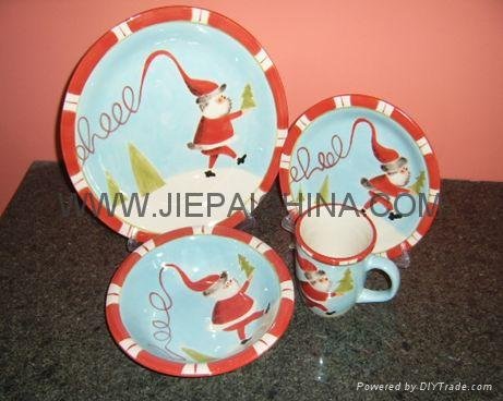 Stoneware hand painted dinner sets 1