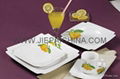 Porcelain square dinner sets 1