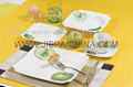 Porcelain square dinner sets 2